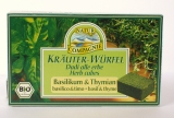 Kostky bylinkové bazalka-tymián 80g  NATUR COMPAGNIE BIO 