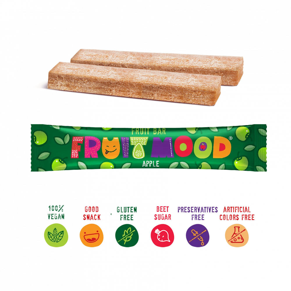 Ovocná tyčinka Fruit Mood Jablko 20g