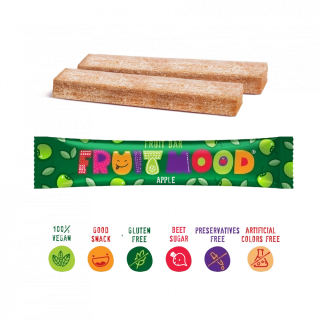 Ovocná tyčinka Fruit Mood Jablko 20g